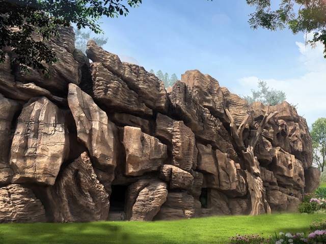 塑石假山 塑石假山